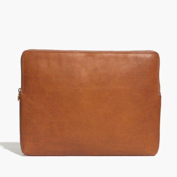 Madewell Accessories New Madewell The Leather Laptop Case In